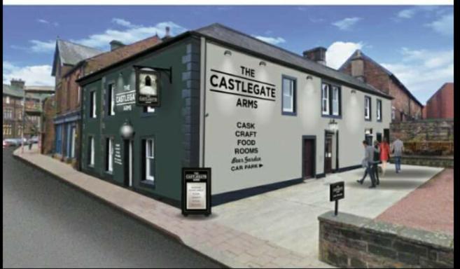 The Castlegate Arms Hotel Penrith Eksteriør billede